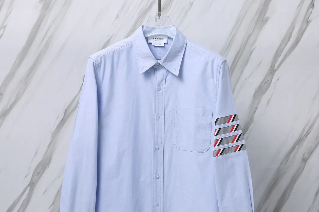：515（TBNew Arrival ） THOM BROWNE .TB Classic New Arrival 100% Factory Quality Same Style TB TB + + ：White/Blue Size：0/1/2/3/4
